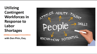 Utilizing Contingent Workforces